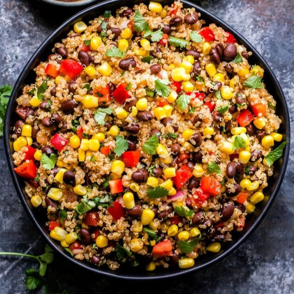 Chopped Quinoa Salad w/Honey Lime Vin. (V, High Protein)