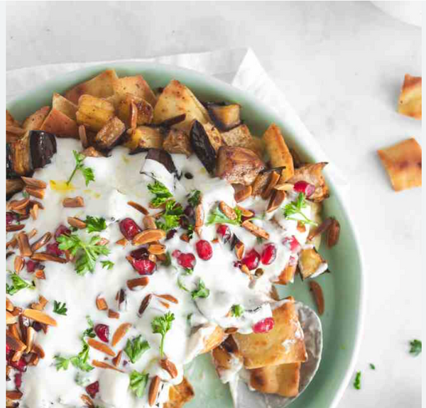 Fatta Makdous (Eggplant casserole)