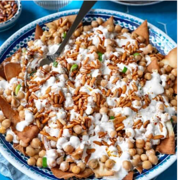 Fatta Dajaj (Chicken Curry Bowl)