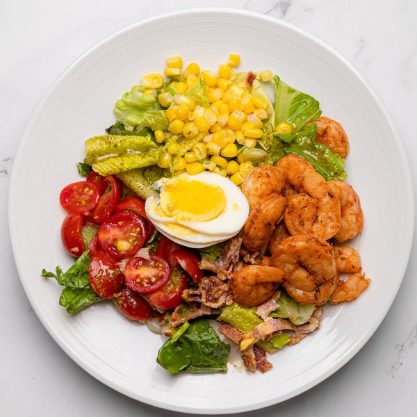 Blackened Shrimp Cobb Salad w/Cilantro Lime Dressing
