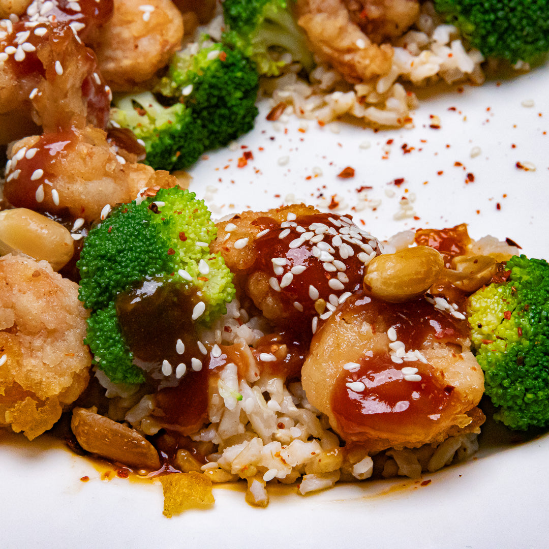 General Tso's Shrimp & Broccoli