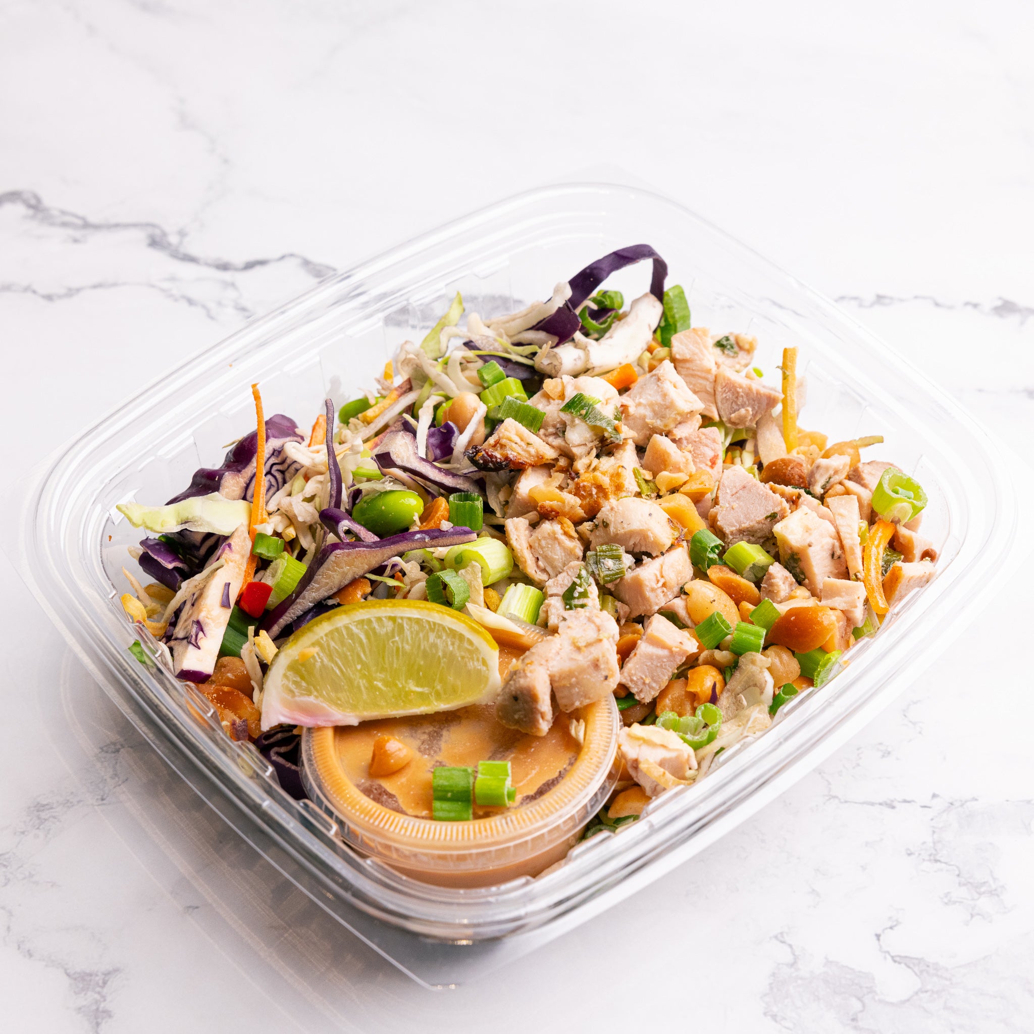Thai Chicken Salad w/Peanut Dressing
