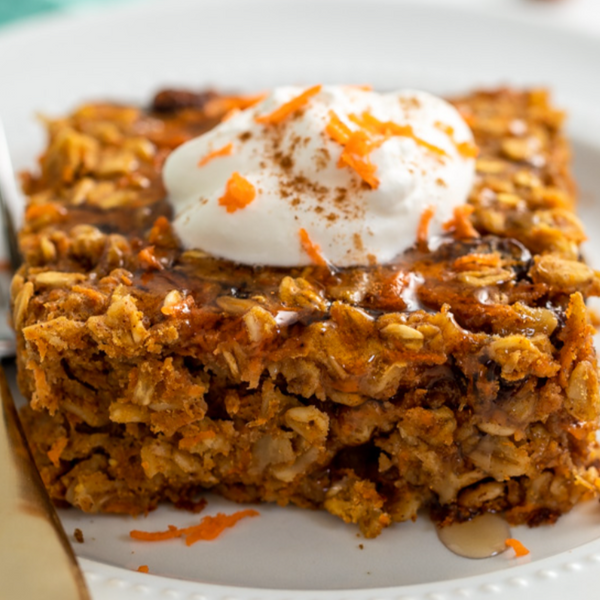 Carrot cake Oatmeal Breakfast Protein Bar