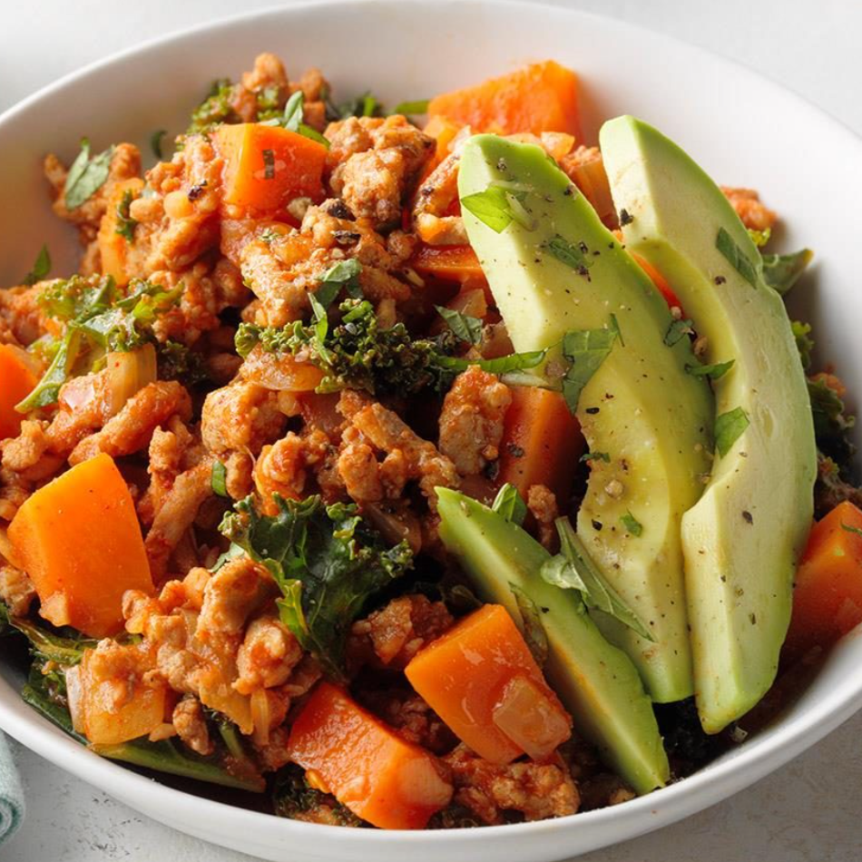 Turkey & Sweet Potato Bowl