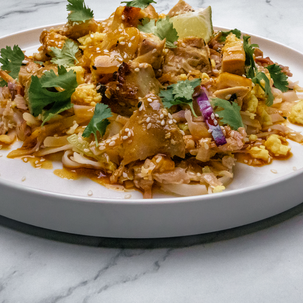 Honey Garlic Shrimp Noodles
